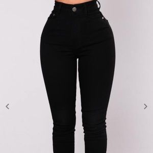 Fashion nova tight black jeans